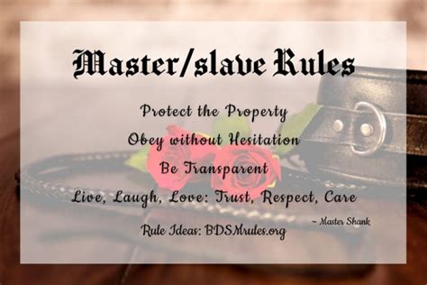 master slave training|Participants